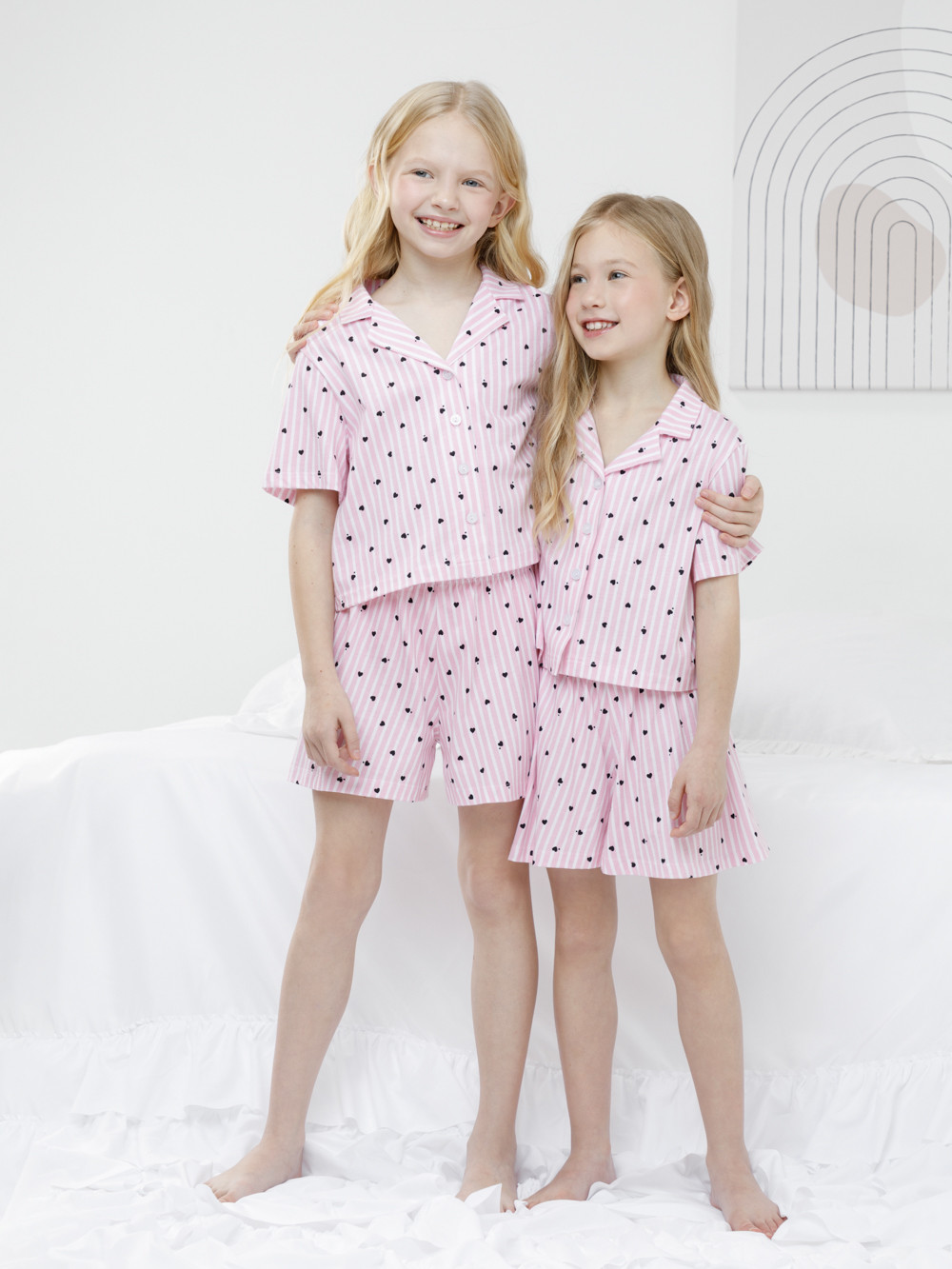 Пижама для девочки, артикул: МП 1667, цвет: розовый