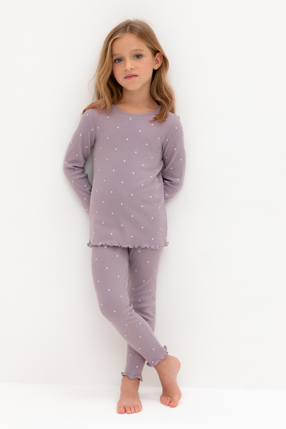 Пижама для девочки, артикул: К 1618, цвет: розовый