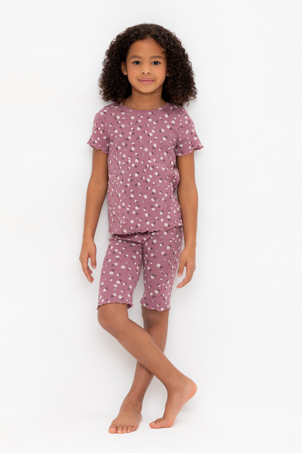 Пижама для девочки, артикул: К 1632, цвет: фиолетовый