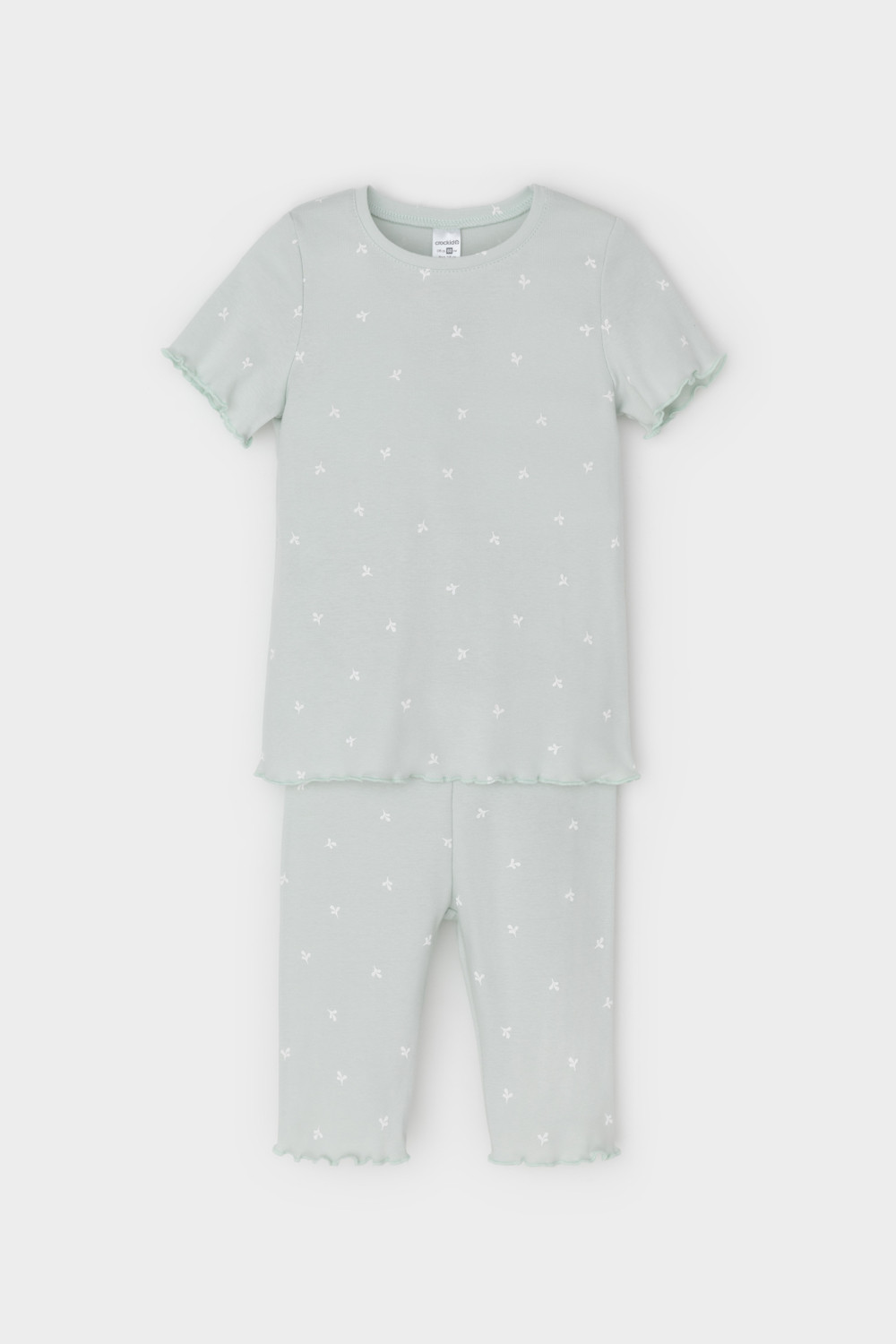 Пижама для девочки, артикул: К 1632, цвет: светло-серый5, фото 2
