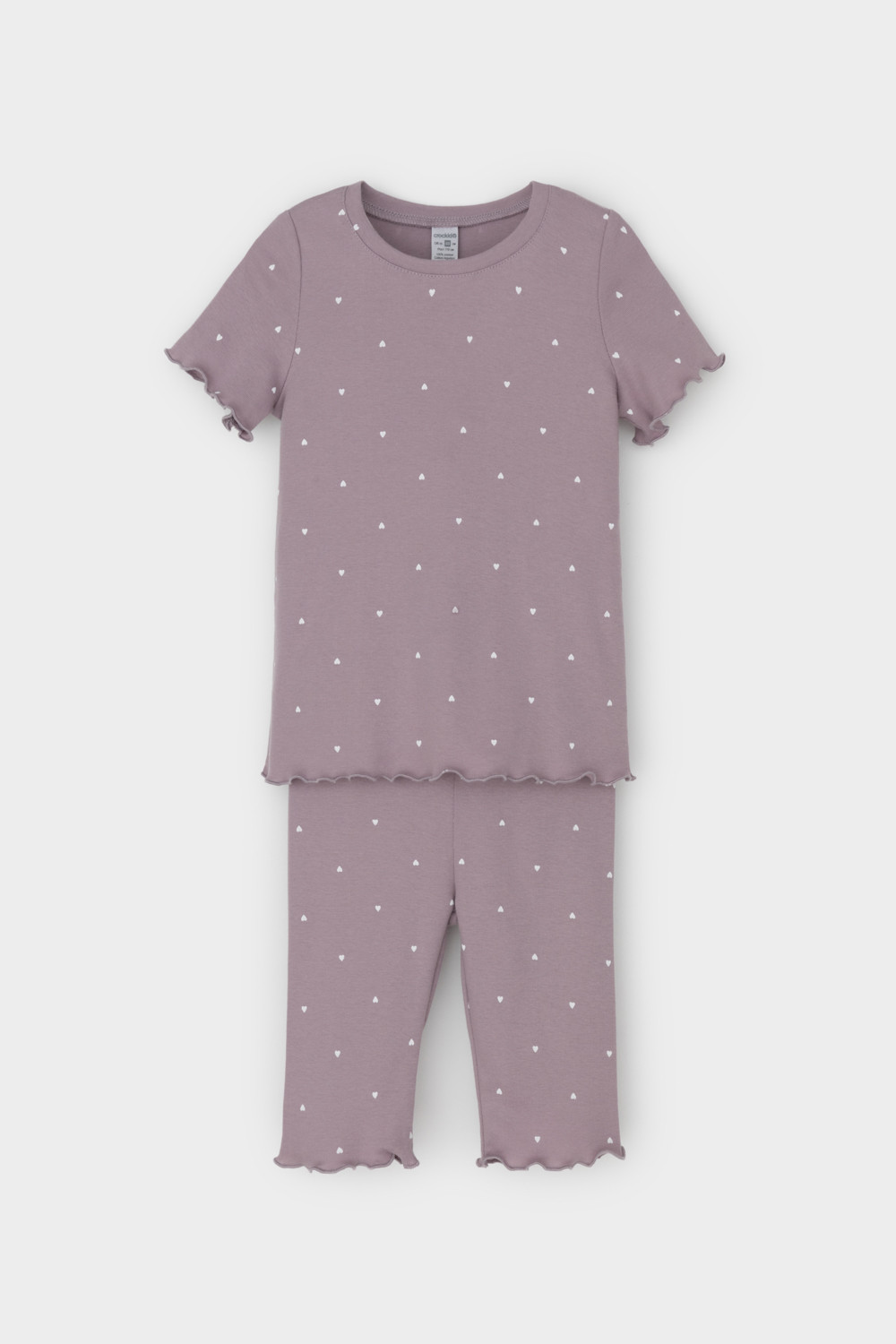 Пижама для девочки, артикул: К 1632, цвет: розовый, фото 2