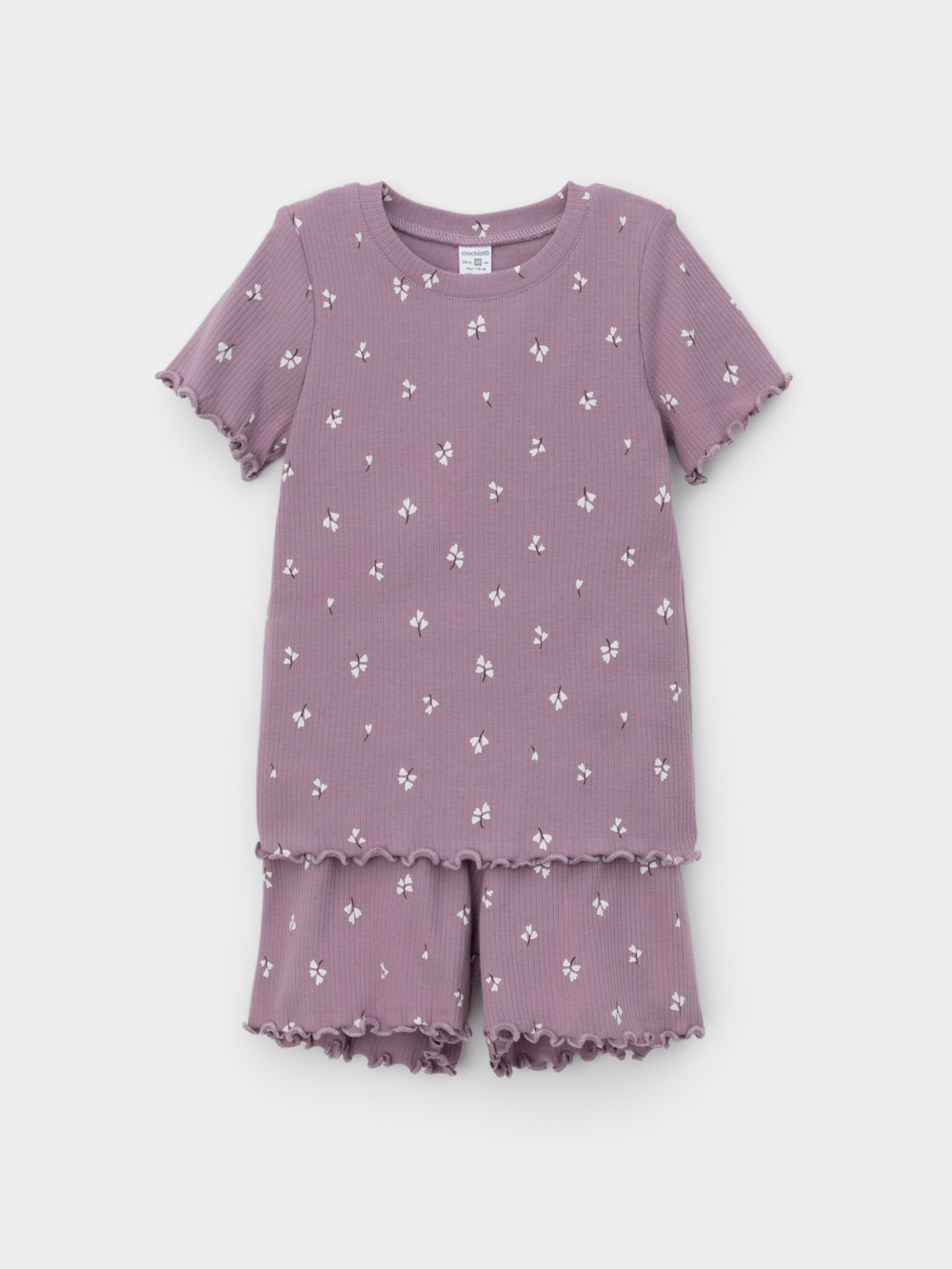 Пижама для девочки, артикул: К 1652, цвет: розовый, фото 2