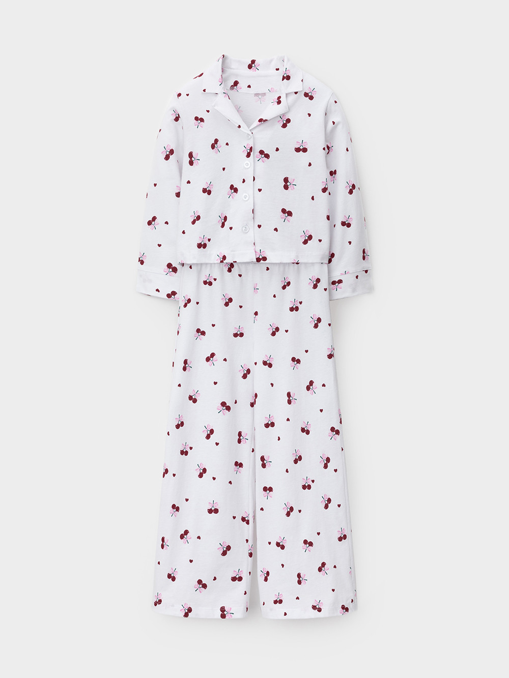 Пижама для девочки, артикул: МП 1668, цвет: белый, фото 2