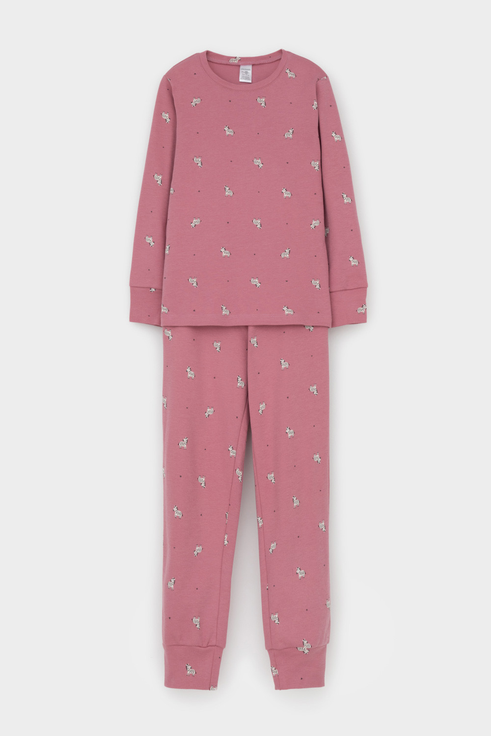 Пижама для девочки, артикул: К 1552, цвет: розовый, фото 2