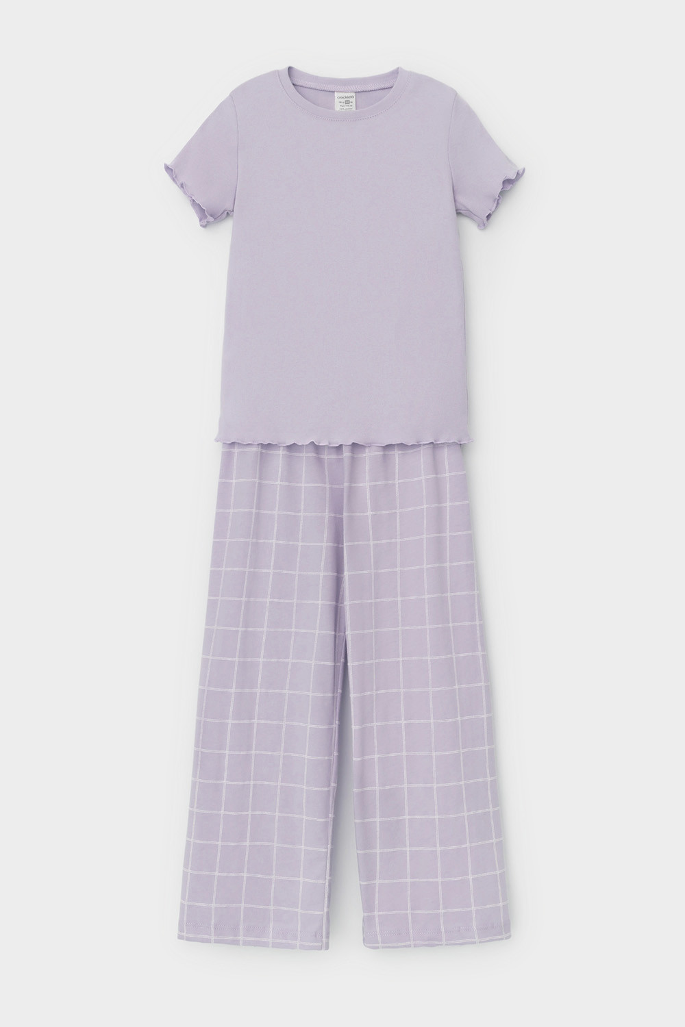 Пижама для девочки, артикул: К 1636, цвет: фиолетовый, фото 2