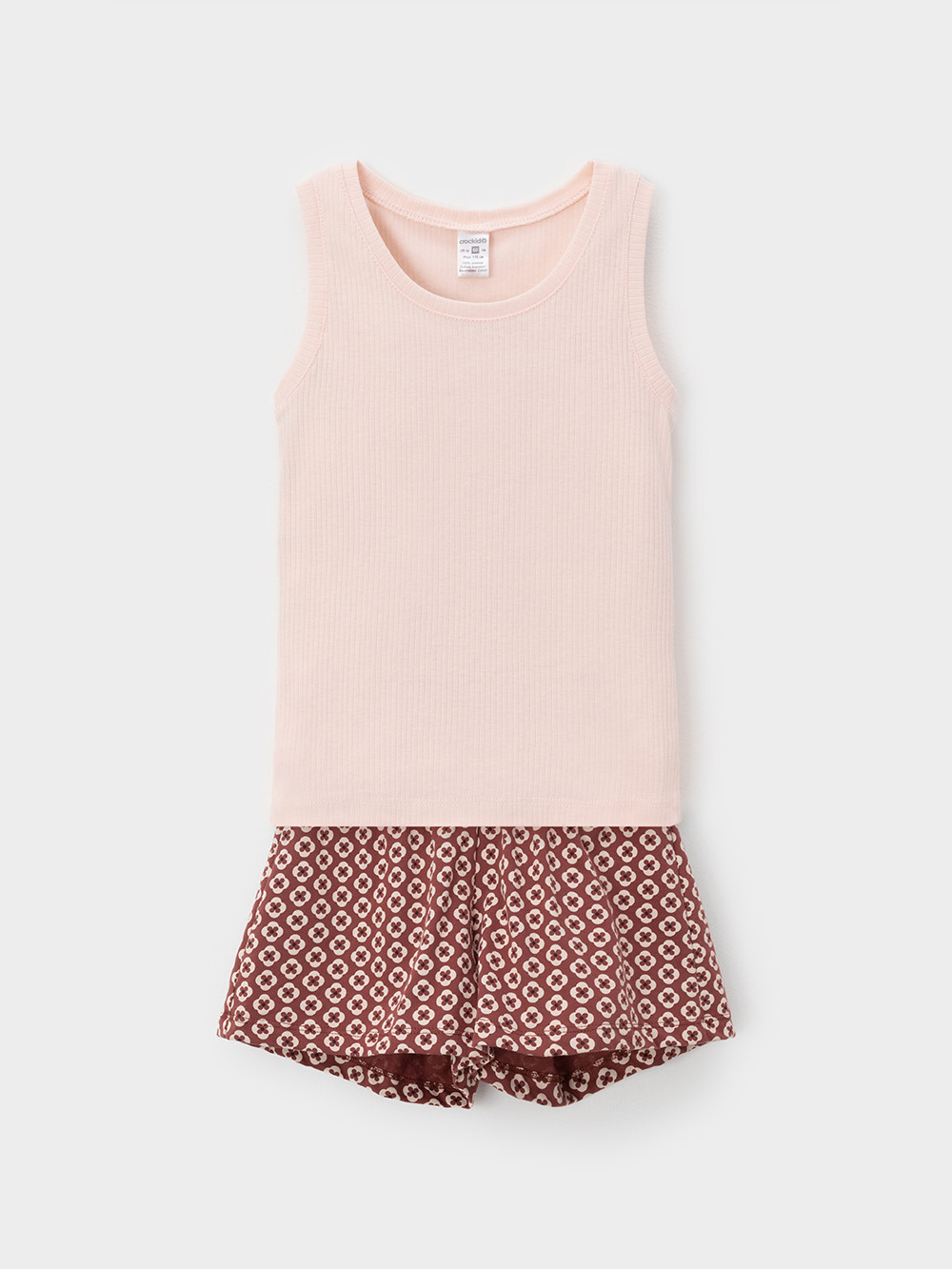 Пижама для девочки, артикул: К 1649, цвет: светло-розовый, фото 2