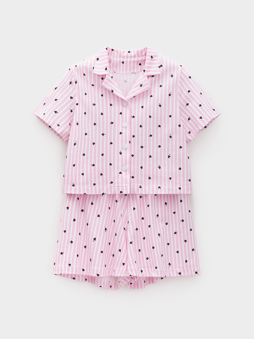 Пижама для девочки, артикул: МП 1667, цвет: розовый, фото 2