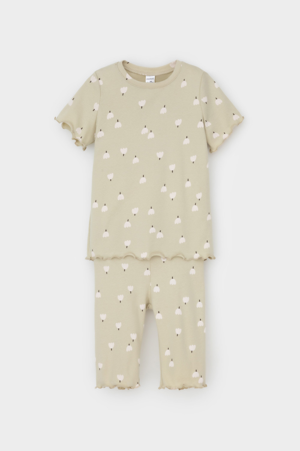 Пижама для девочки, артикул: К 1632, цвет: зеленый, фото 2