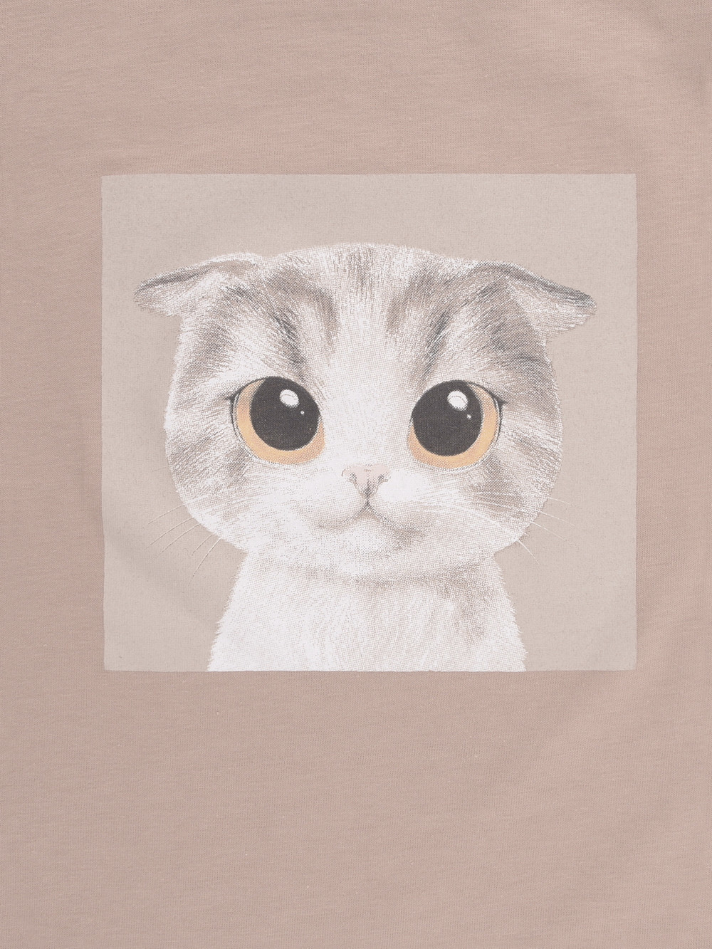 Пижама для девочки, артикул: К 1647-1, цвет: бежевый, фото 2