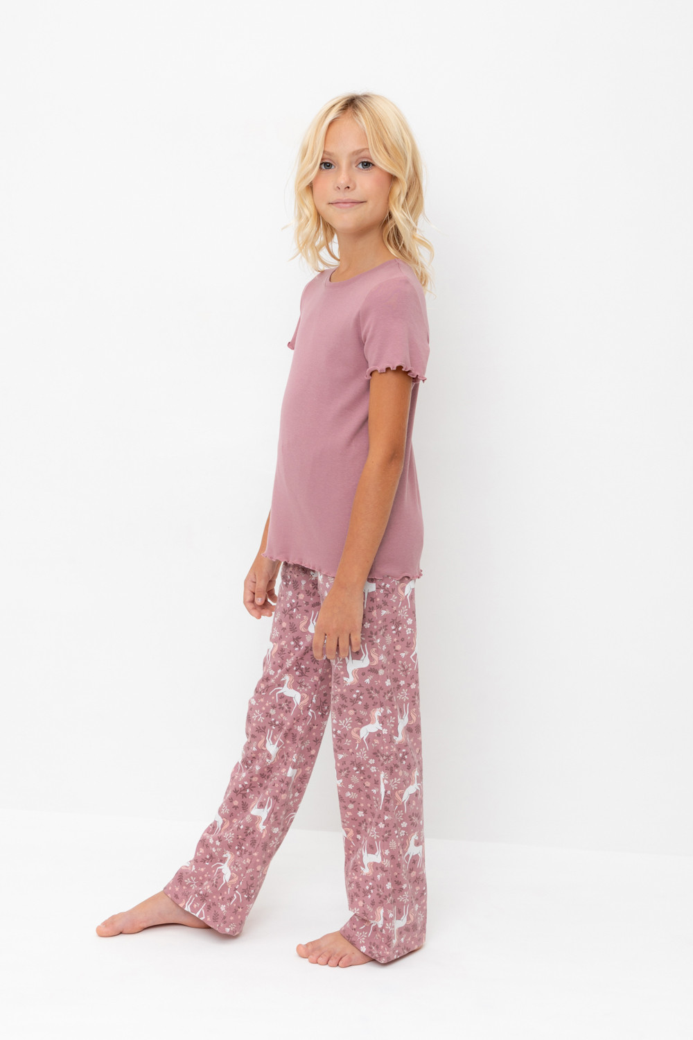 Пижама для девочки, артикул: К 1636, цвет: розовый, фото 3