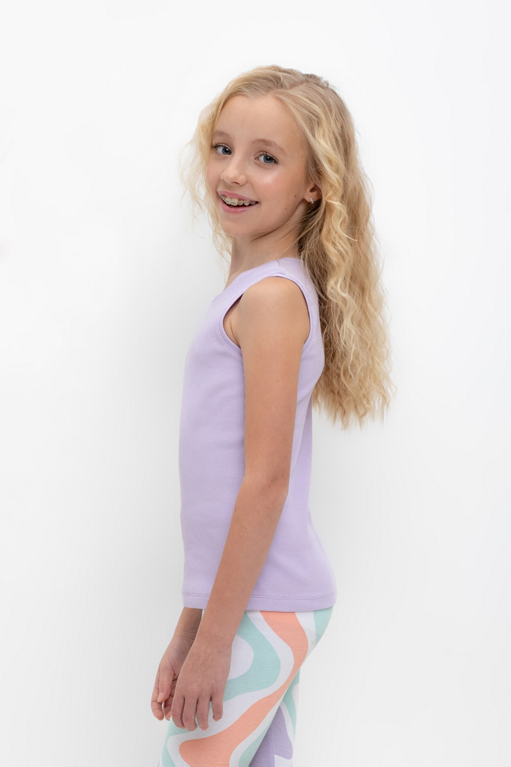 Футболка для девочки, артикул: КР 301698, цвет: фиолетовый, фото 3