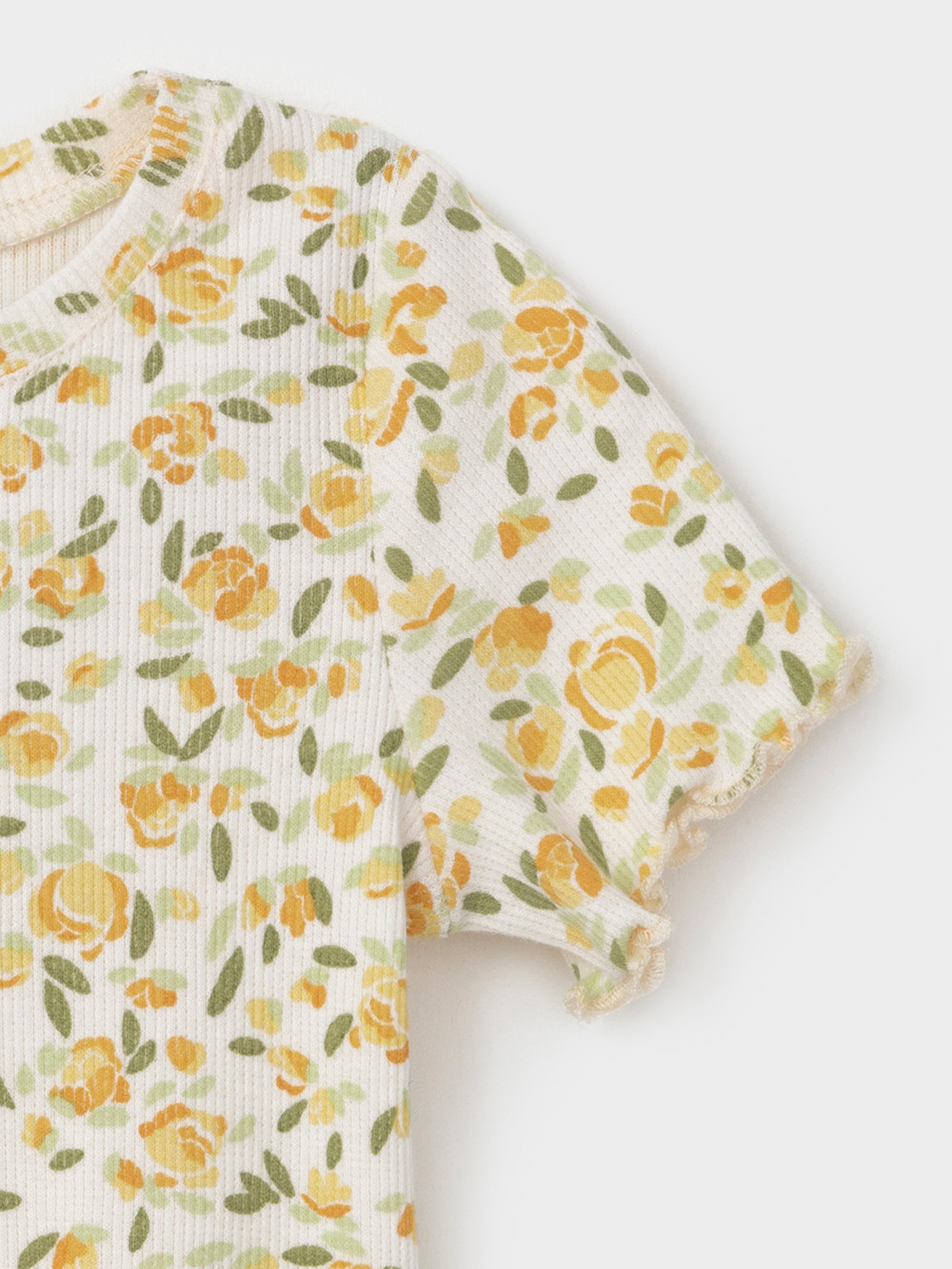 Футболка для девочки, артикул: КР 301996-1, цвет: желтый, фото 3