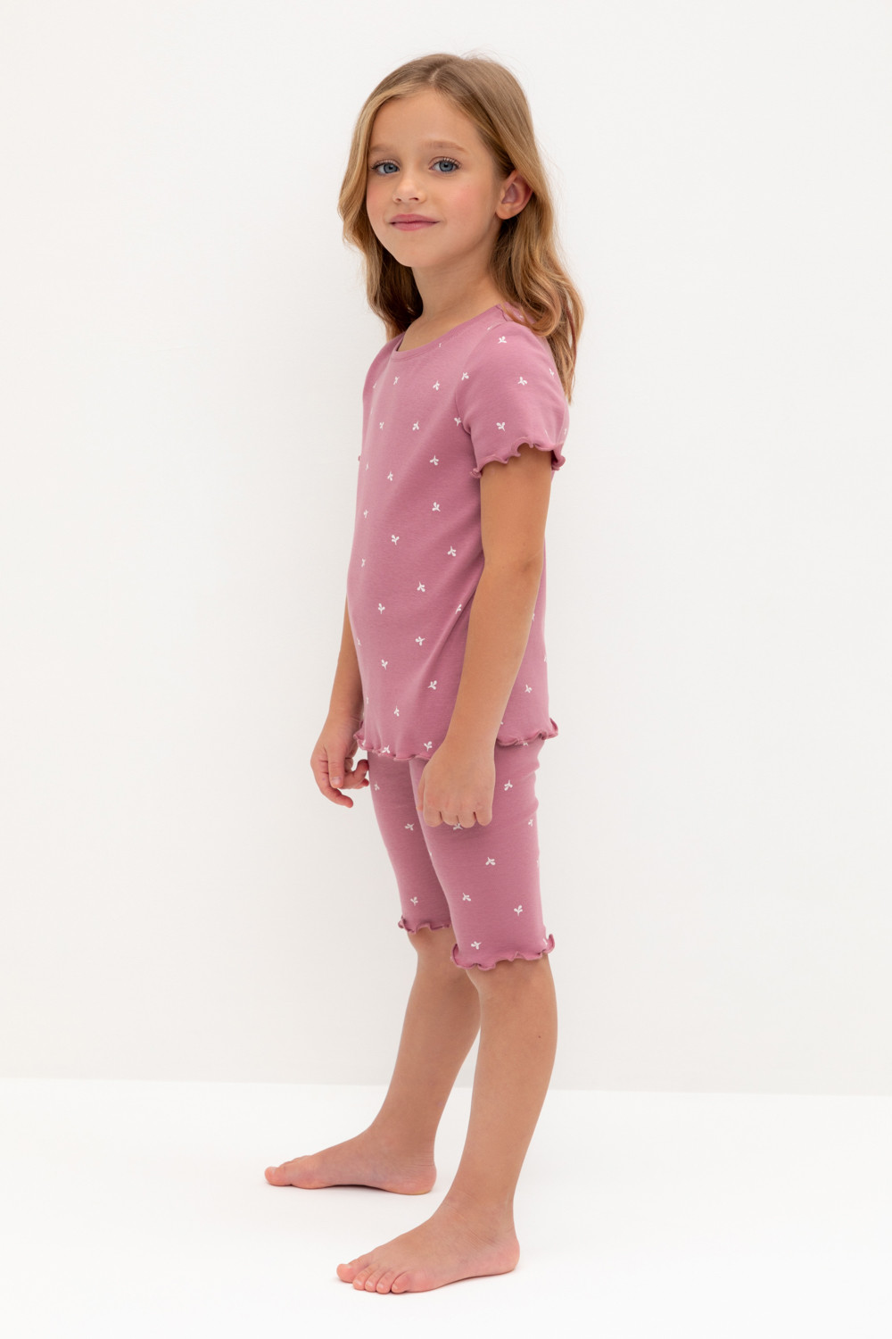 Пижама для девочки, артикул: К 1632, цвет: розовый, фото 3