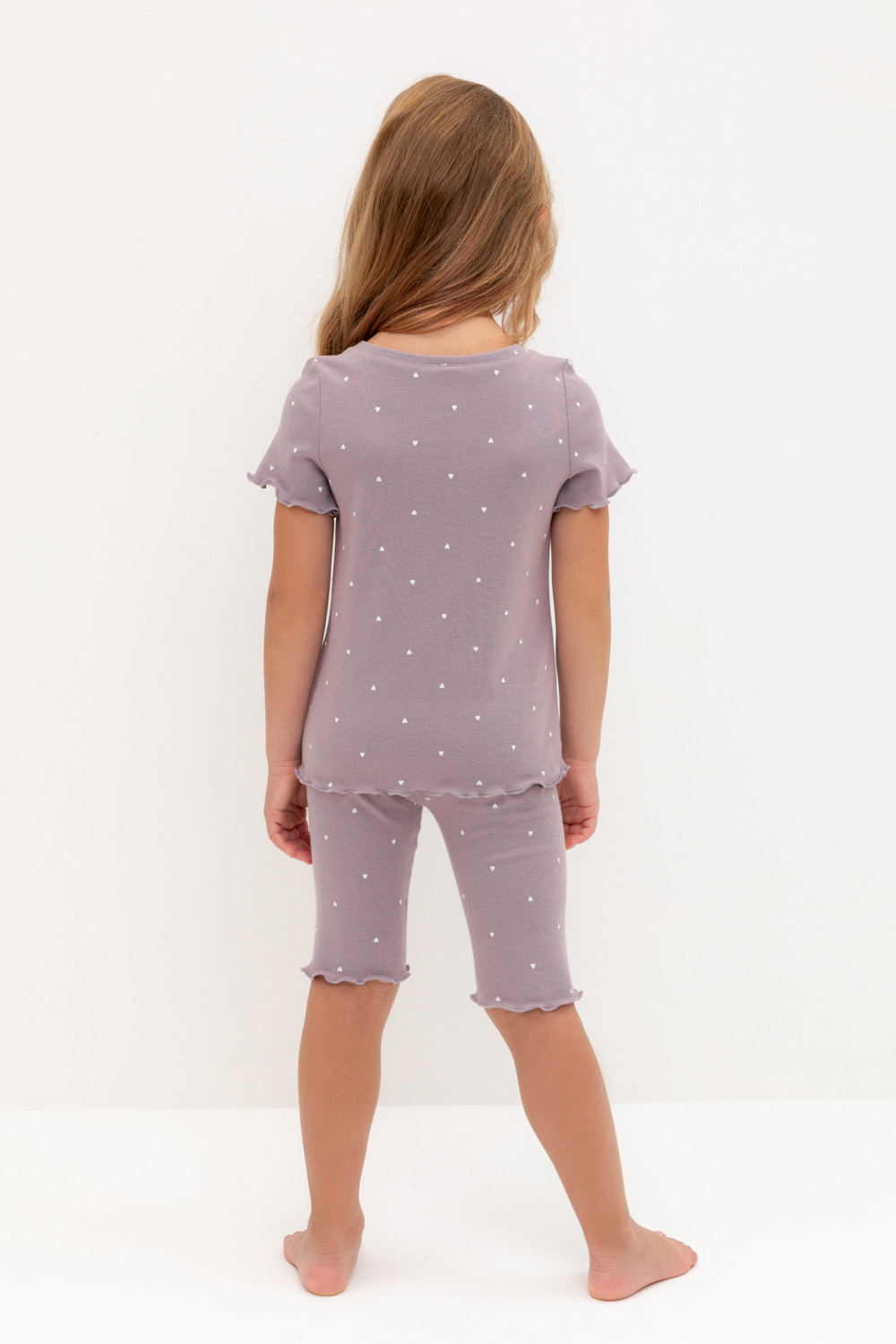 Пижама для девочки, артикул: К 1632, цвет: розовый, фото 4