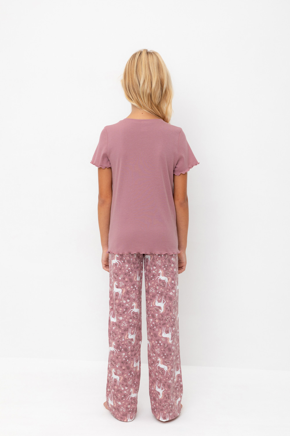 Пижама для девочки, артикул: К 1636, цвет: розовый, фото 4