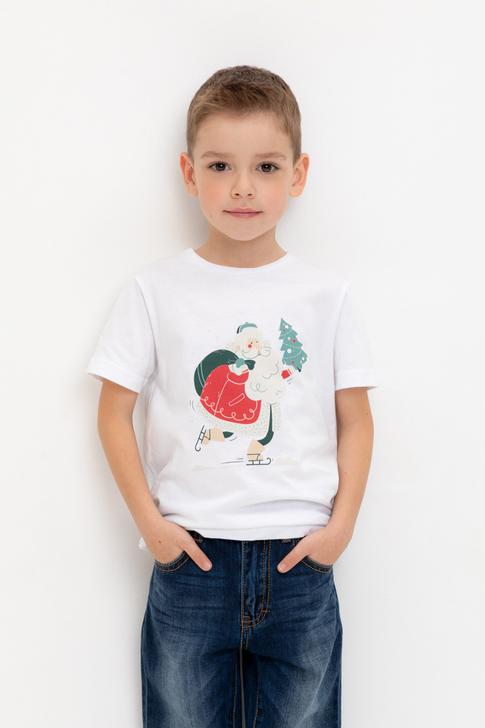 Футболки, артикул: К 302532, цвет: белый, фото 4