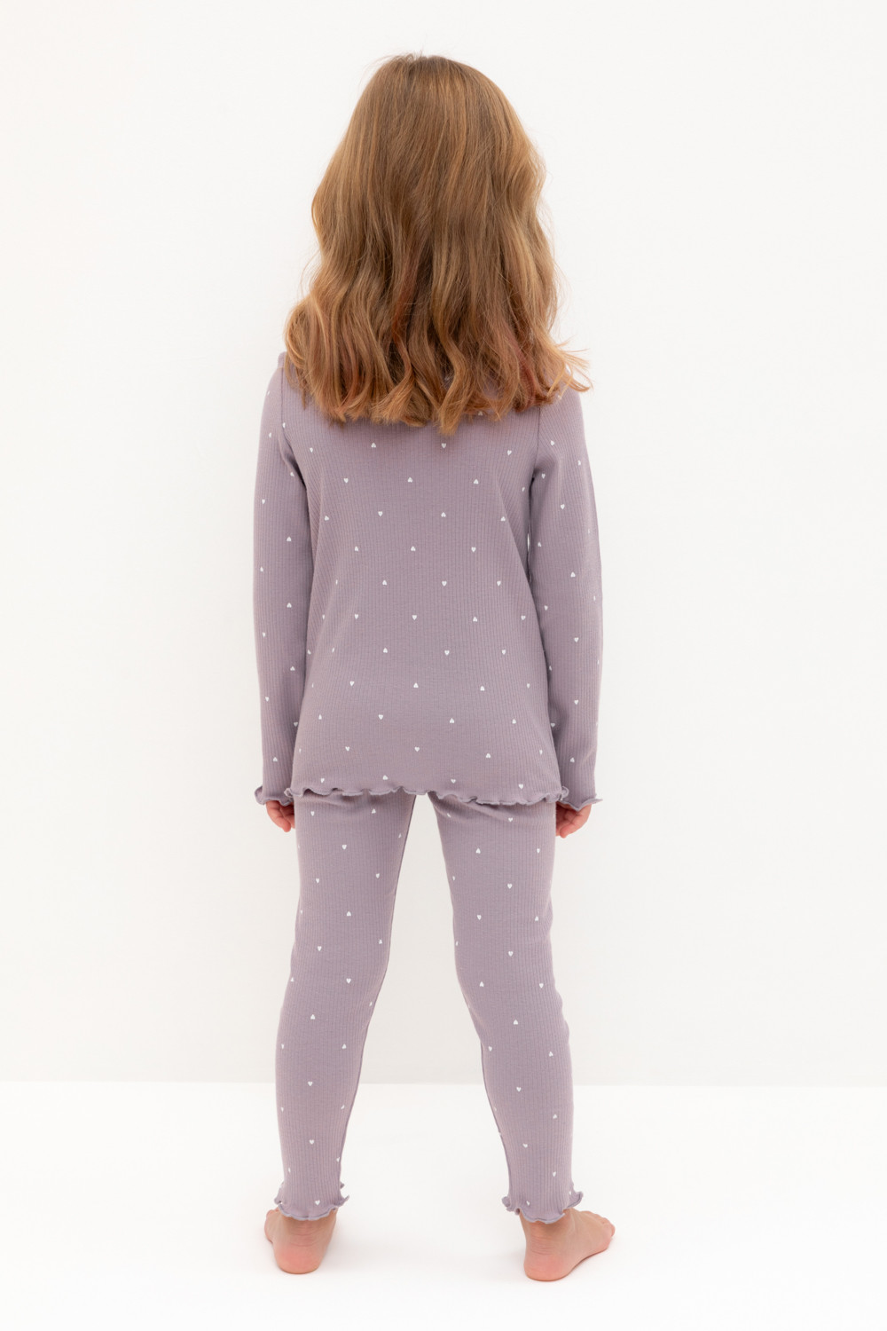 Пижама для девочки, артикул: К 1618, цвет: розовый, фото 4