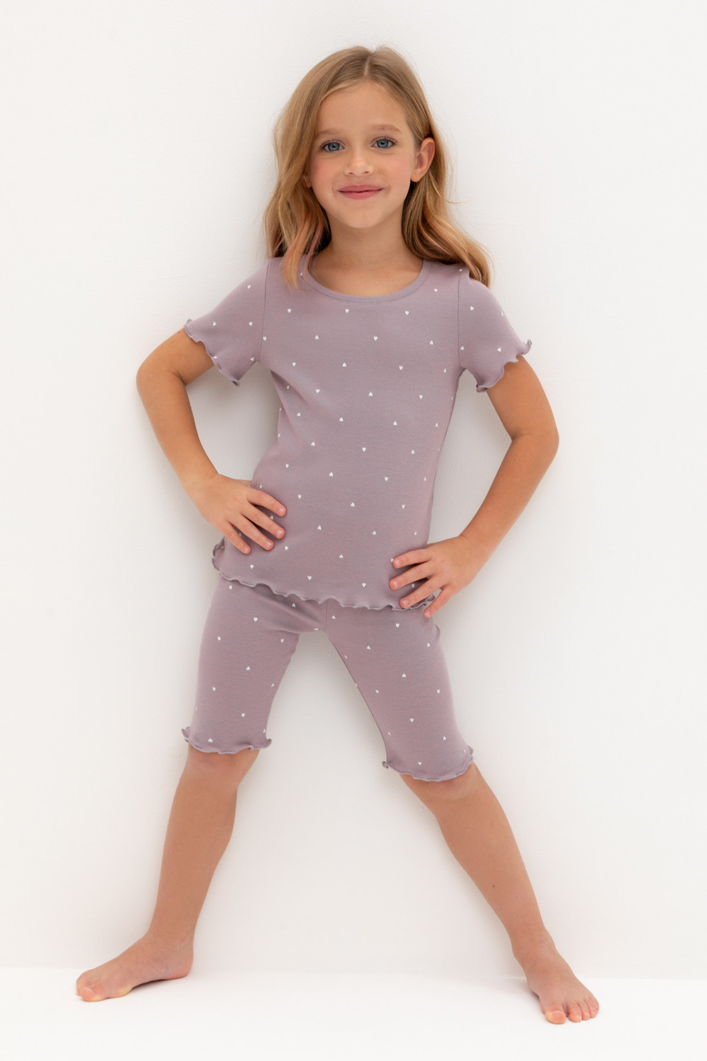 Пижама для девочки, артикул: К 1632, цвет: розовый, фото 5