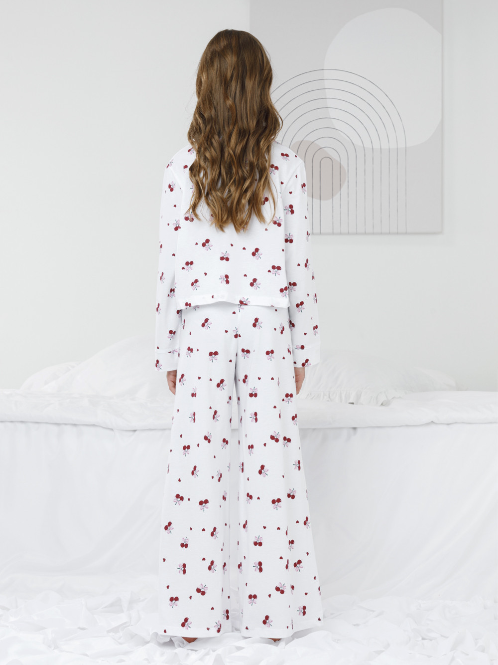 Пижама для девочки, артикул: МП 1668, цвет: белый, фото 5