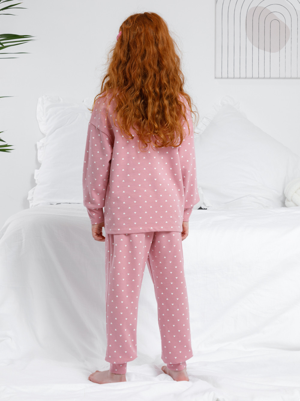 Пижама для девочки, артикул: К 1581/24, цвет: розовый, фото 5