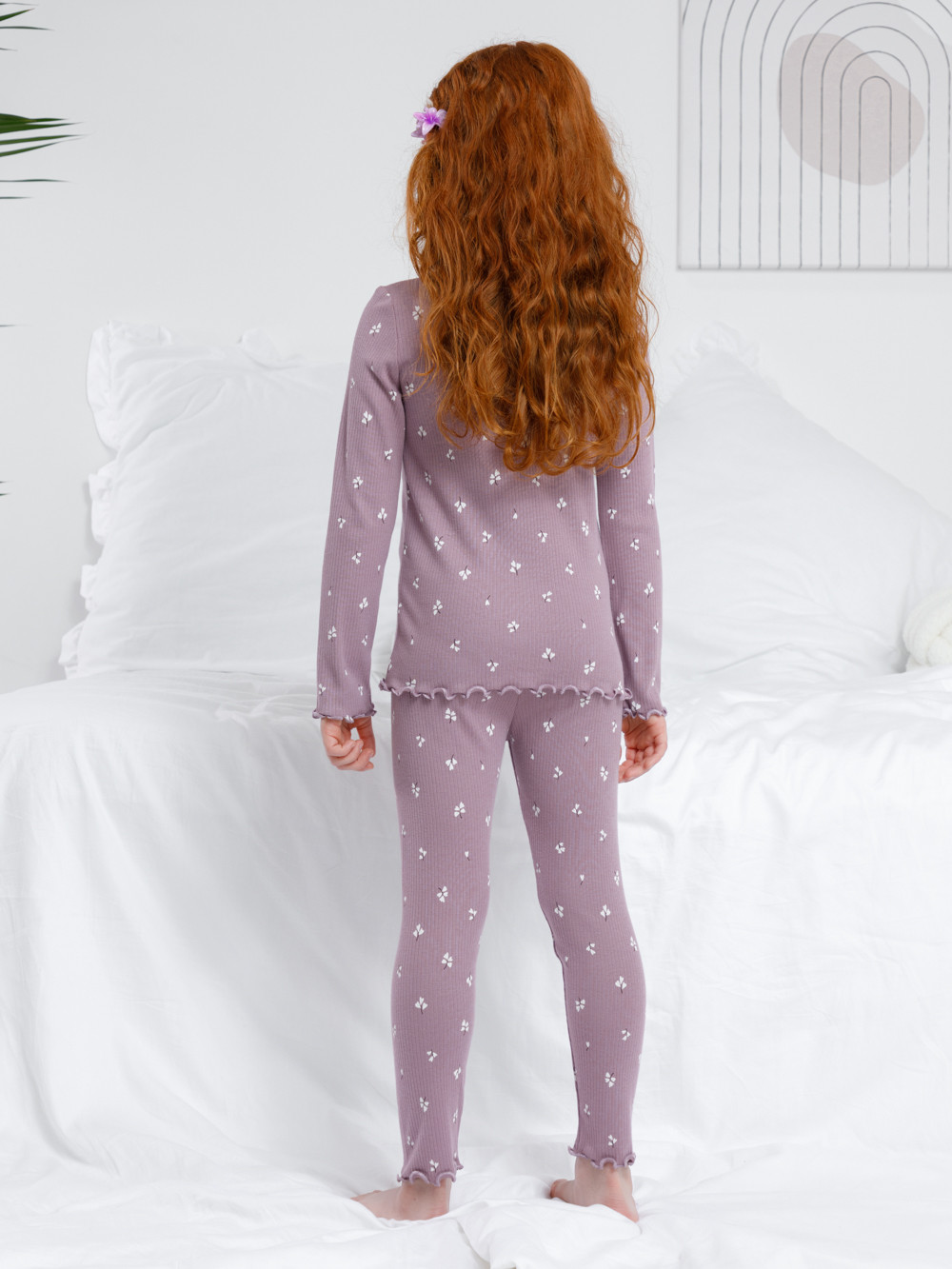 Пижама для девочки, артикул: К 1618, цвет: розовый, фото 5