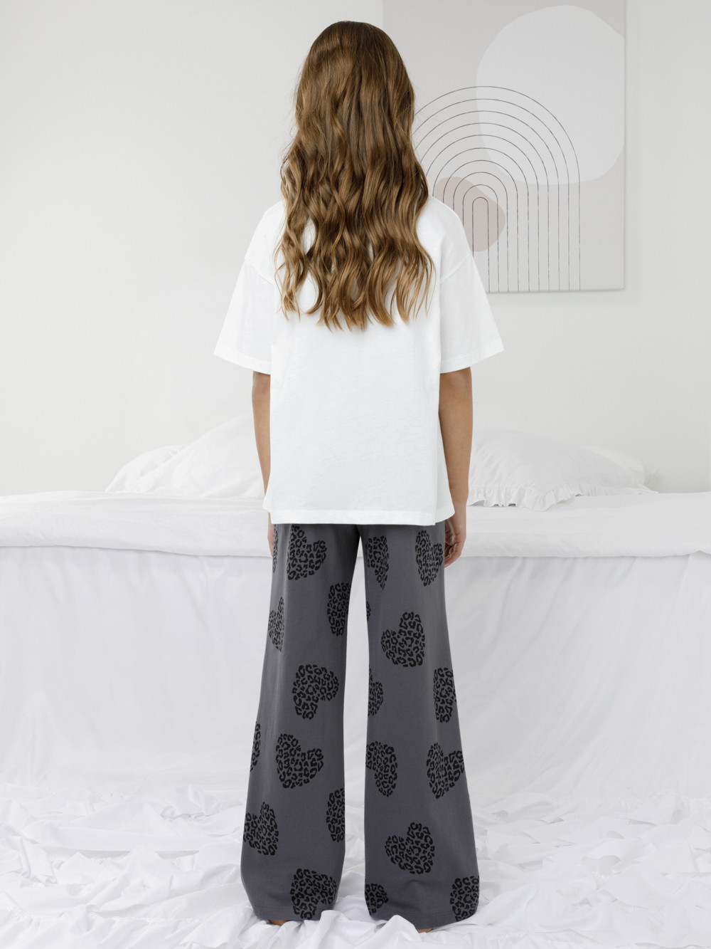 Пижама для девочки, артикул: МП 1657, цвет: белый, фото 5