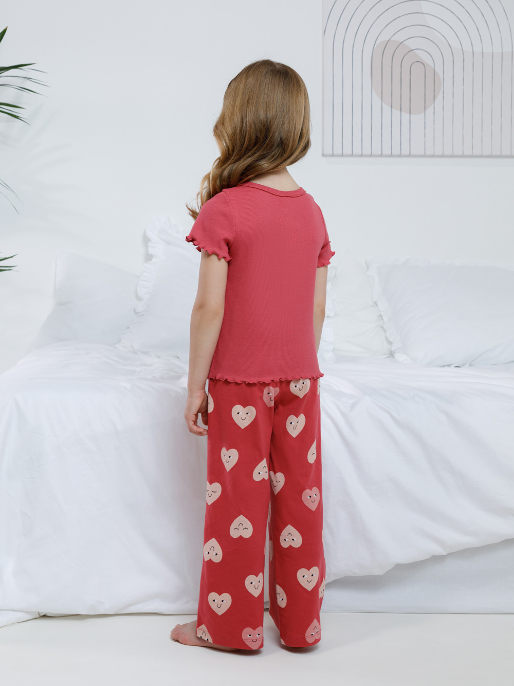 Пижама для девочки, артикул: МП 1659, цвет: бордовый, фото 5