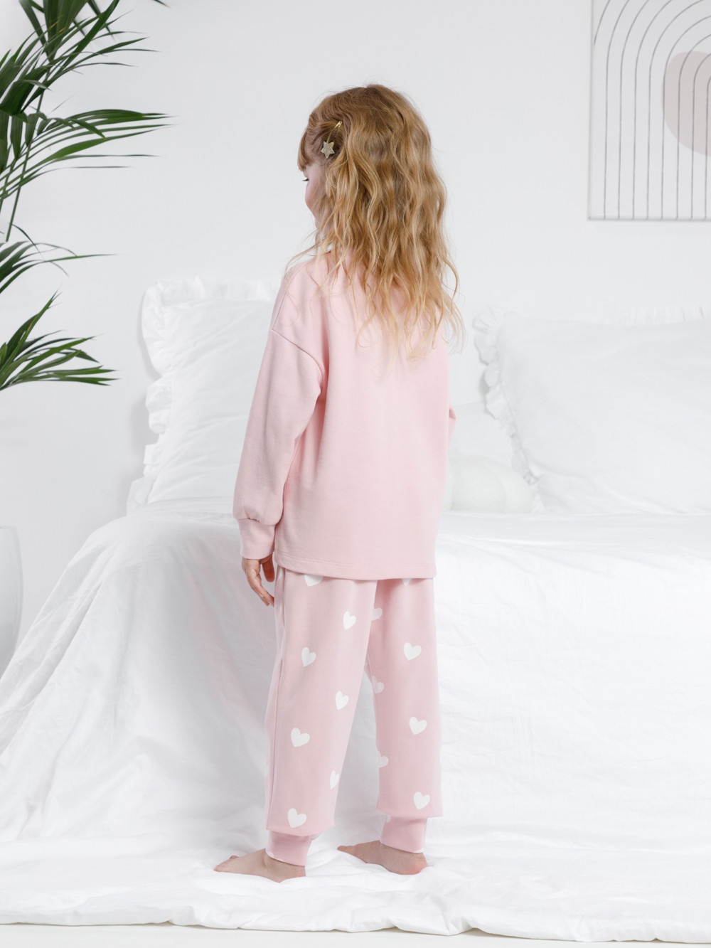 Пижама для девочки, артикул: К 1567, цвет: розовый, фото 5