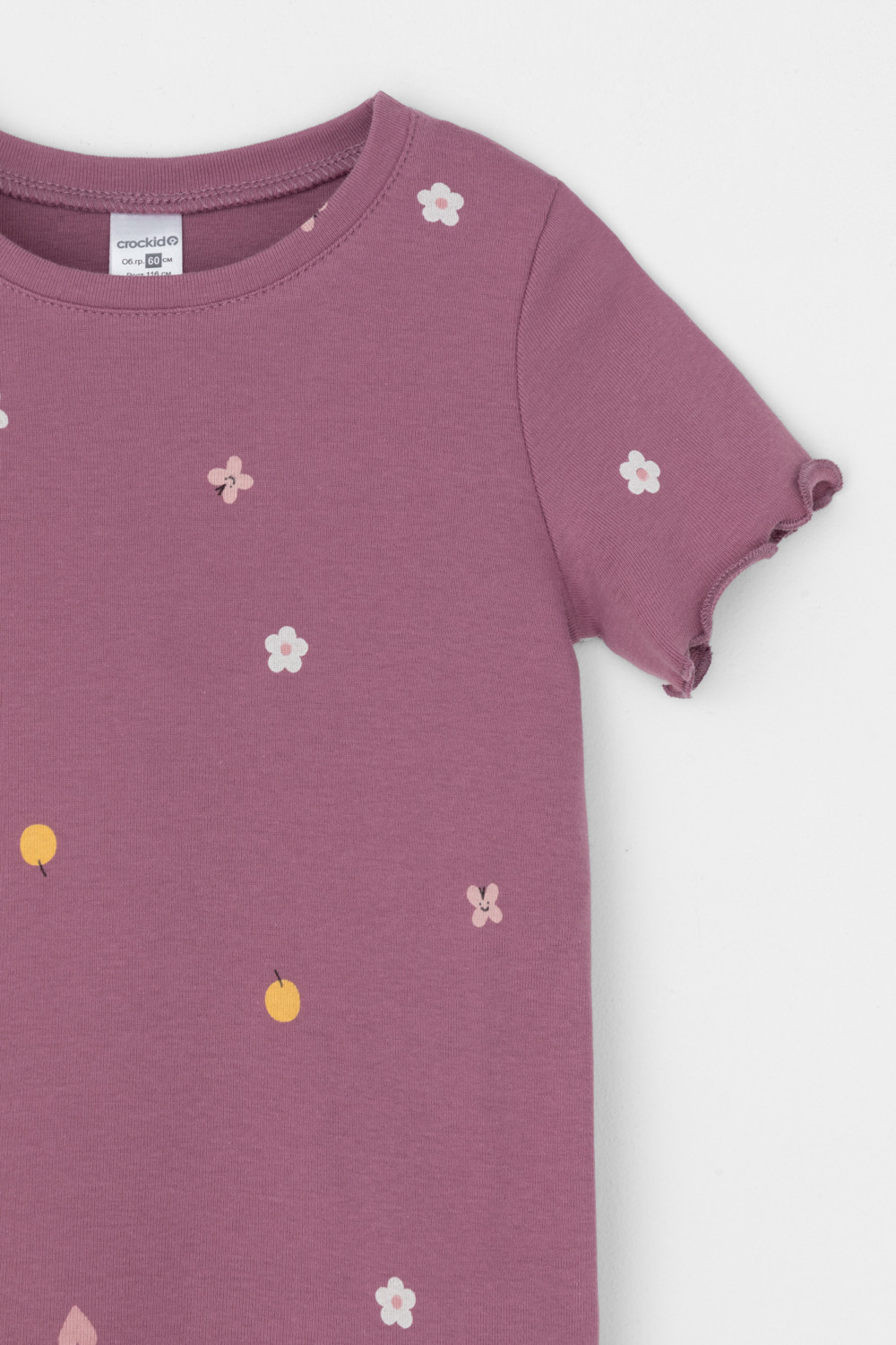 Пижама для девочки, артикул: К 1632, цвет: фиолетовый, фото 6