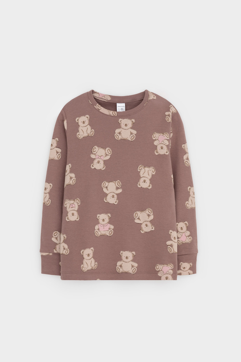 Пижама для девочки, артикул: К 1552, цвет: коричневый, фото 6