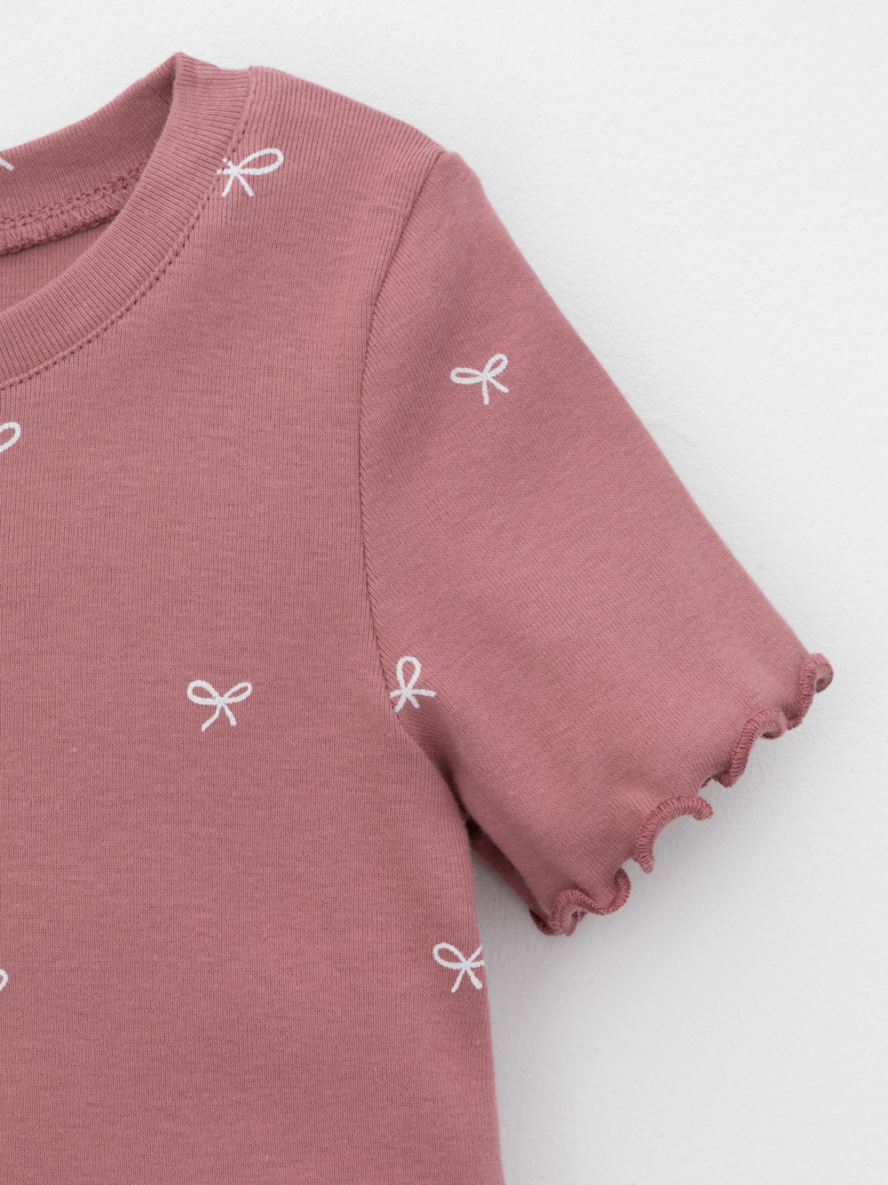 Пижама для девочки, артикул: К 1632, цвет: бордовый, фото 6