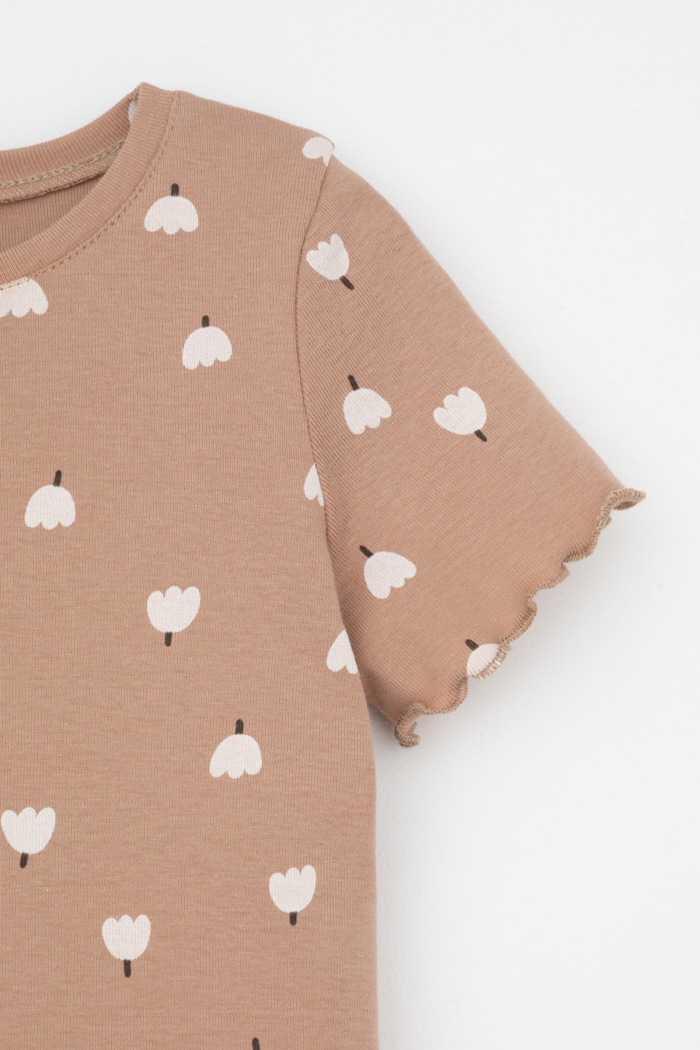 Пижама для девочки, артикул: К 1632, цвет: бежевый, фото 6