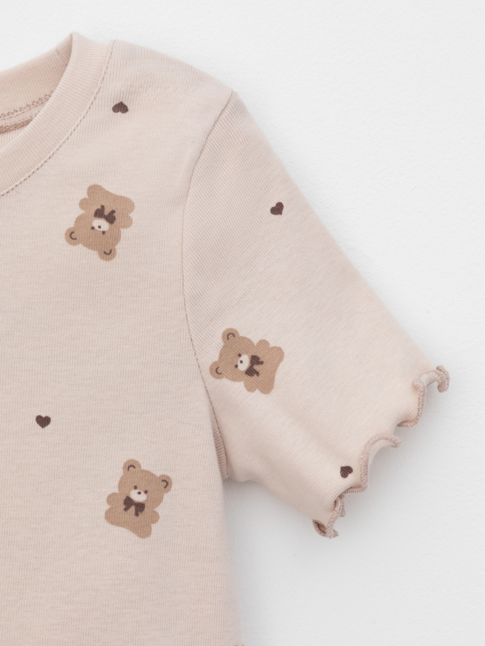 Пижама для девочки, артикул: К 1632, цвет: бежевый, фото 6