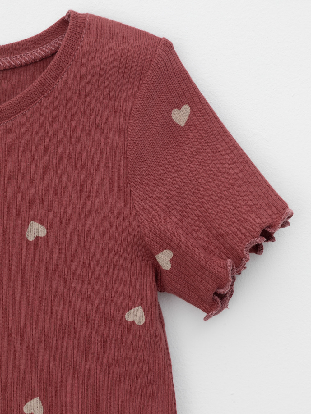 Пижама для девочки, артикул: К 1652, цвет: коричневый, фото 6