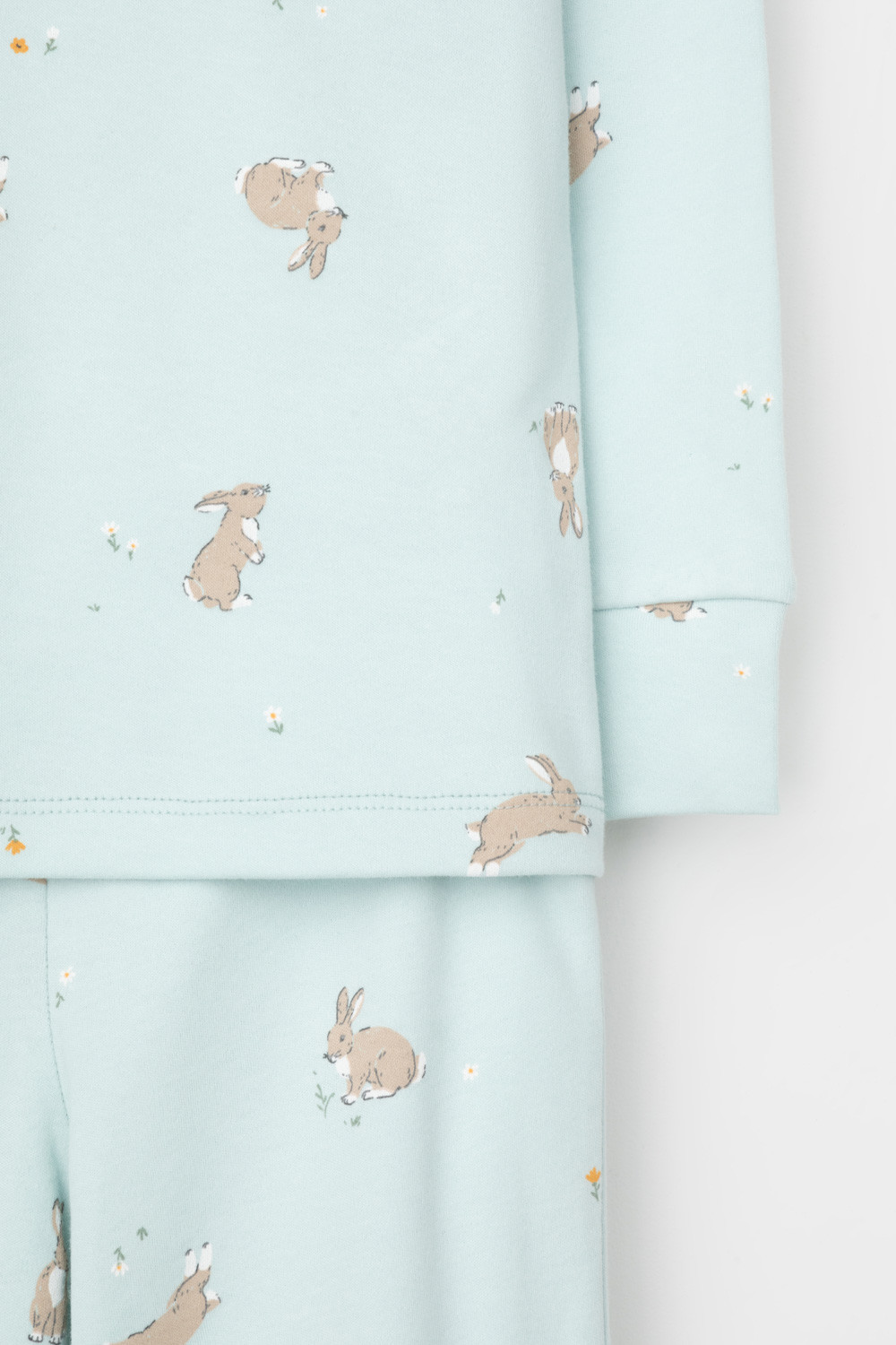 Пижама для девочки, артикул: К 1552, цвет: светло-голубой, фото 7