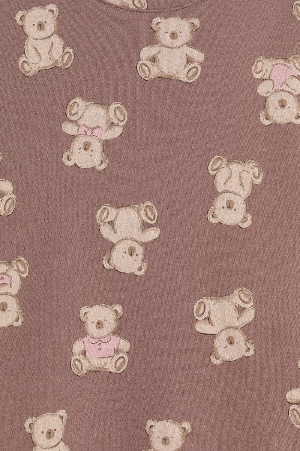 Пижама для девочки, артикул: К 1552, цвет: коричневый, фото 7