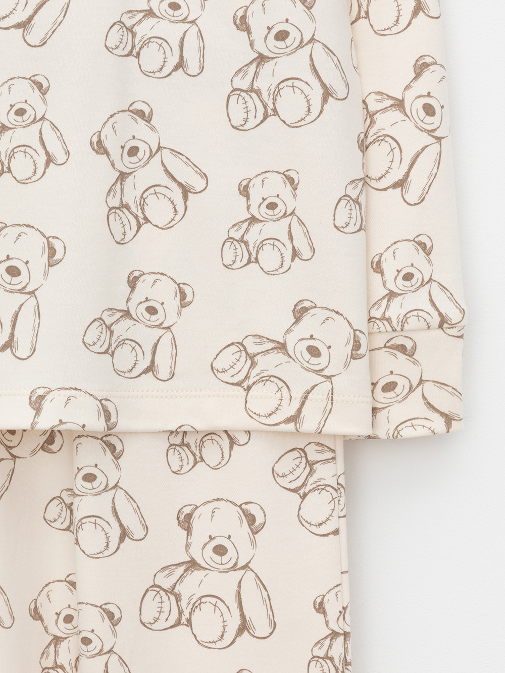 Пижама для девочки, артикул: К 1552, цвет: светло-бежевый, фото 7