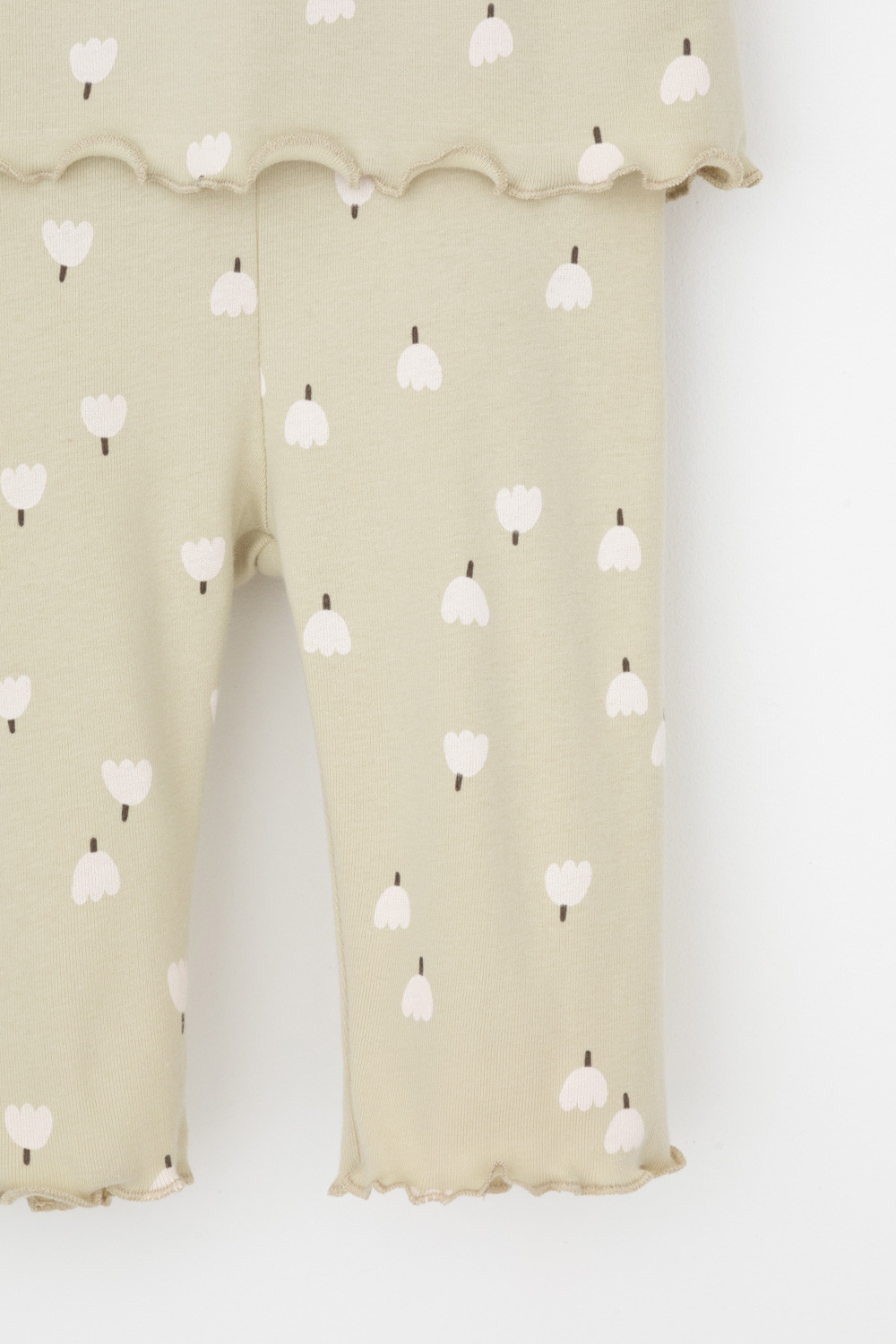 Пижама для девочки, артикул: К 1632, цвет: зеленый, фото 7