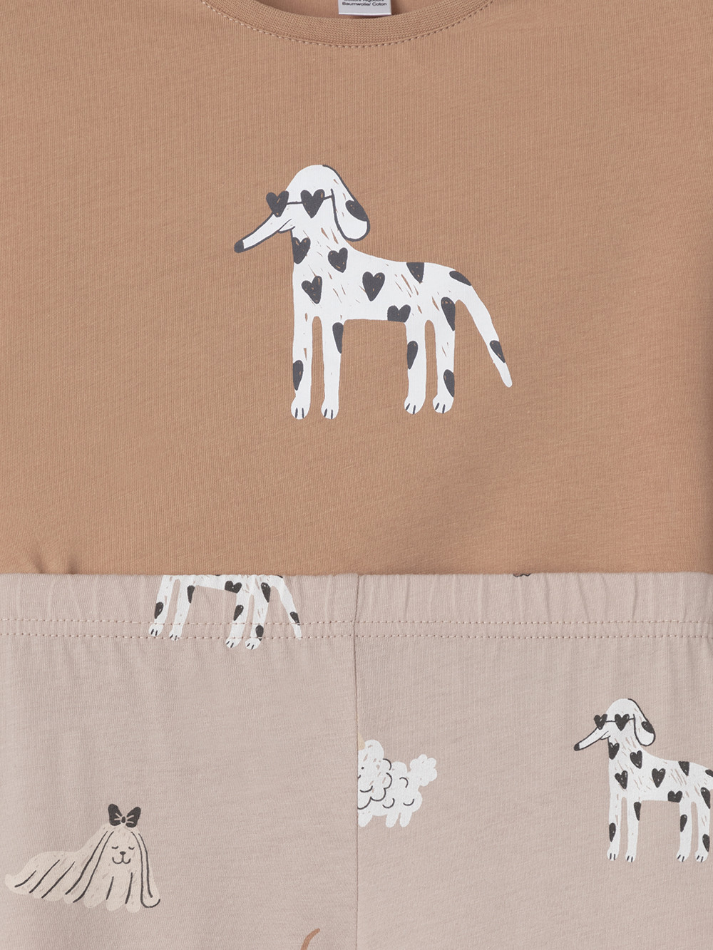 Пижама для девочки, артикул: К 1606, цвет: коричневый, фото 7