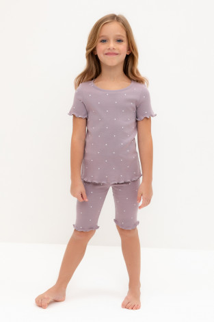 Пижама для девочки, артикул: К 1632, цвет: розовый