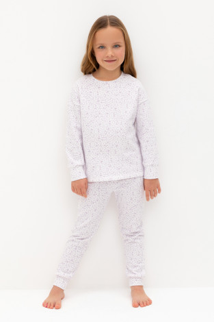 Пижама для девочки, артикул: К 1587, цвет: фиолетовый