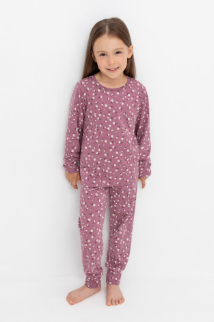 Пижама для девочки, артикул: К 1561, цвет: фиолетовый