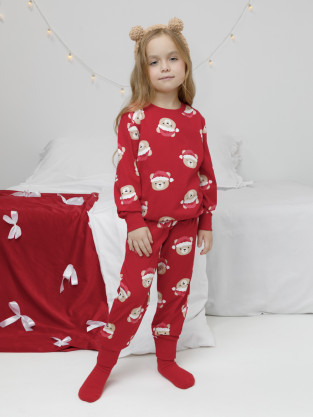 Пижамы, артикул: К 1663, цвет: красный