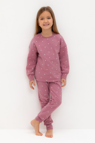 Пижама для девочки, артикул: К 1581, цвет: розовый