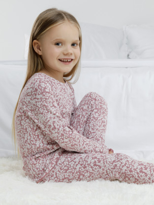 Пижама для девочки, артикул: К 1618, цвет: розовый