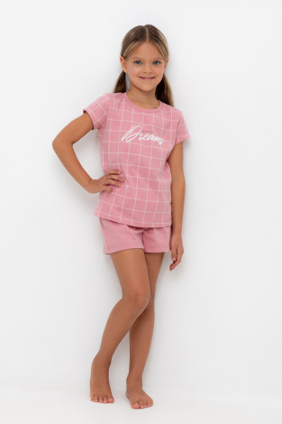 Пижама для девочки, артикул: К 1642, цвет: розовый