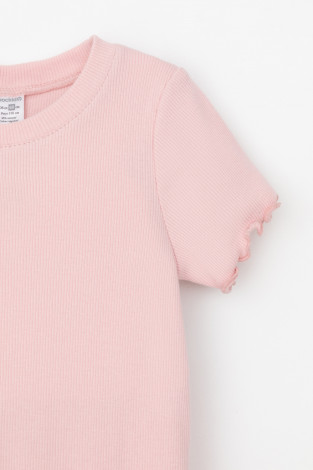 Футболка для девочки, артикул: КР 301989-1, цвет: розовый - 2 фото