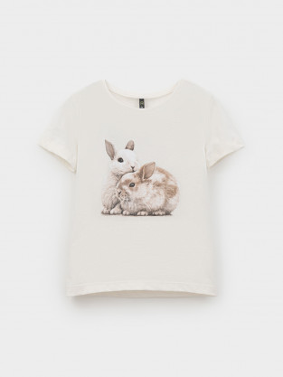 Футболка для девочки, артикул: КР 302813, цвет: светло-розовый - 2 фото