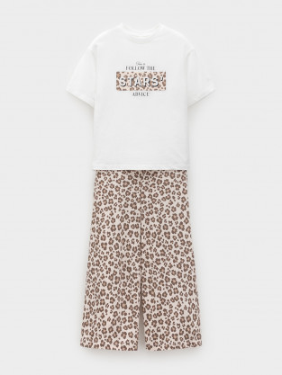 Пижама для девочки, артикул: МП 1666, цвет: сахар - 2 фото