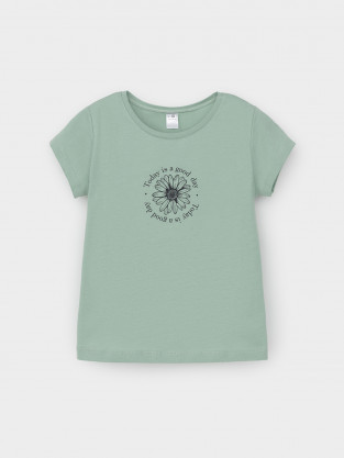 Футболка для девочки, артикул: КП 302763, цвет: минт - 2 фото